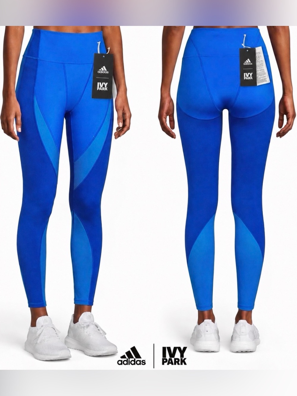 NEW adidas x IVY PARK IVP Tight 2X Royal Blue Leggings NWT Beyoncé Athleisure